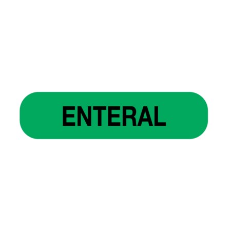 Nevs Enteral 5/16" x 1-1/4" Green w/Black N-1308